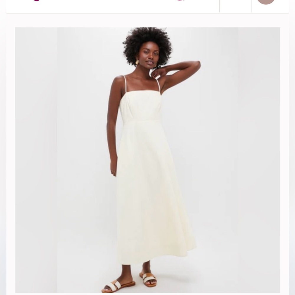 Tuckernuck - Elegant Cream Maxi Dress - NWT - Medium